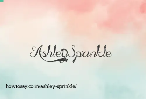 Ashley Sprinkle