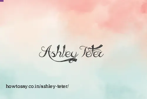 Ashley Teter