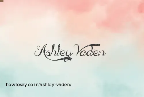 Ashley Vaden
