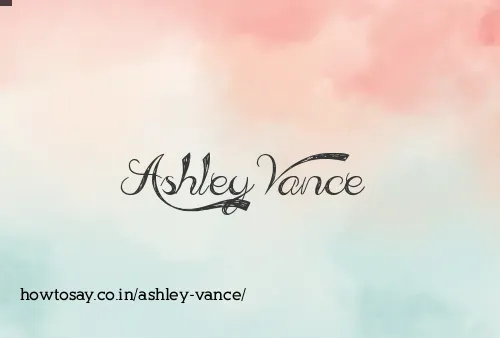 Ashley Vance