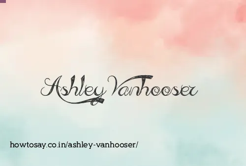 Ashley Vanhooser