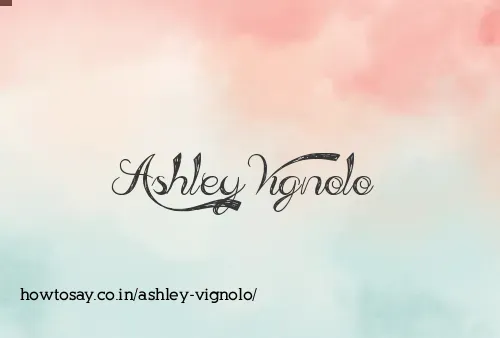 Ashley Vignolo