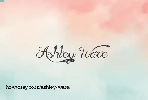 Ashley Ware