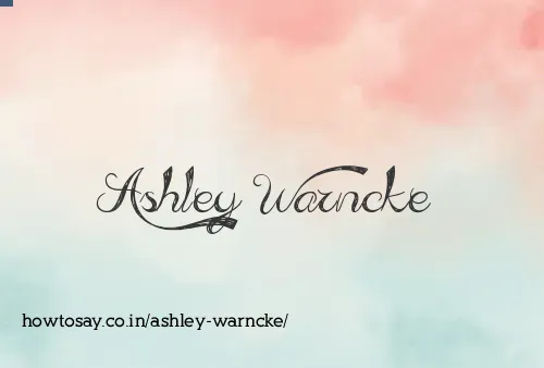 Ashley Warncke