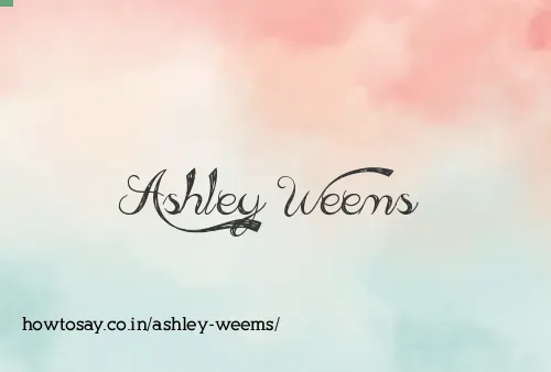 Ashley Weems
