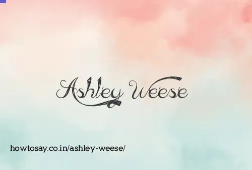 Ashley Weese