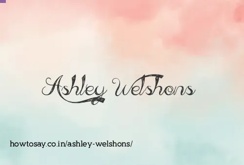 Ashley Welshons