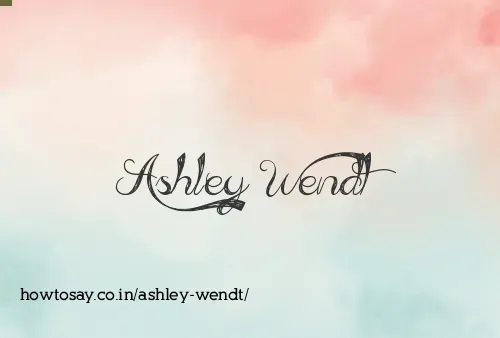 Ashley Wendt