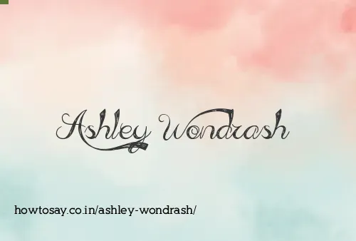 Ashley Wondrash