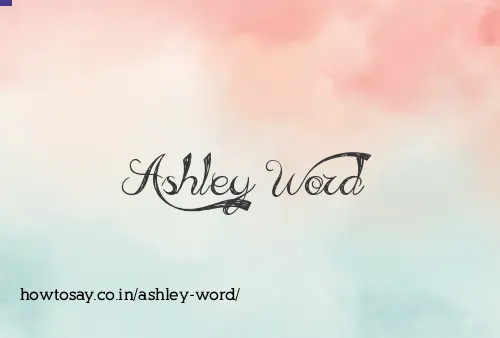 Ashley Word