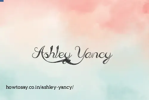 Ashley Yancy