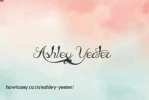 Ashley Yeater