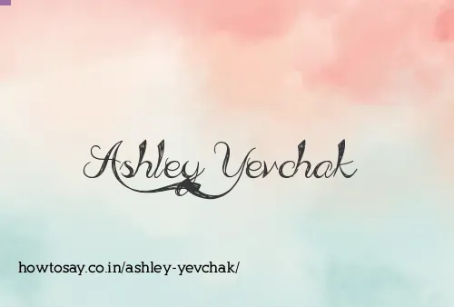 Ashley Yevchak