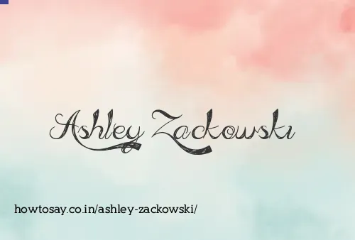 Ashley Zackowski