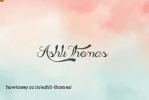 Ashli Thomas