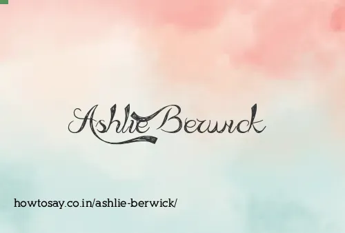 Ashlie Berwick