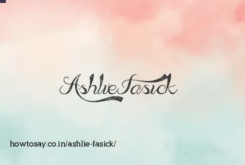 Ashlie Fasick