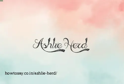 Ashlie Herd