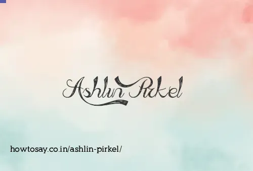 Ashlin Pirkel