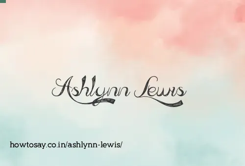 Ashlynn Lewis