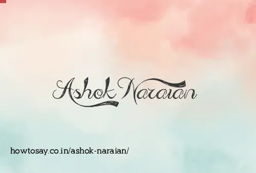Ashok Naraian