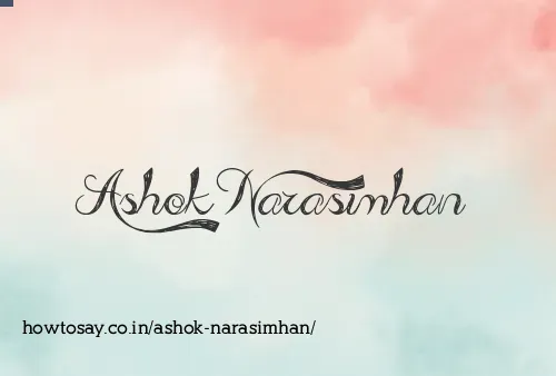 Ashok Narasimhan