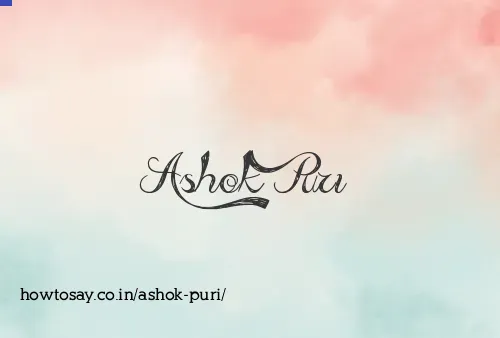 Ashok Puri