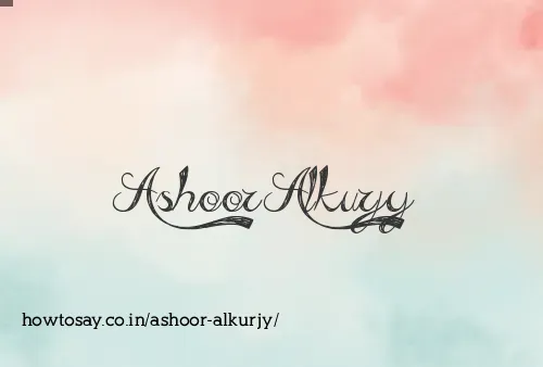 Ashoor Alkurjy