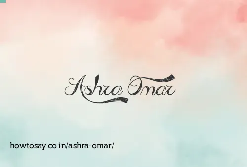 Ashra Omar