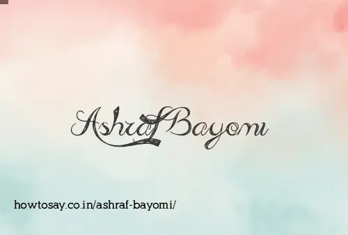 Ashraf Bayomi