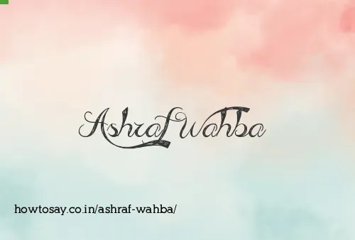 Ashraf Wahba