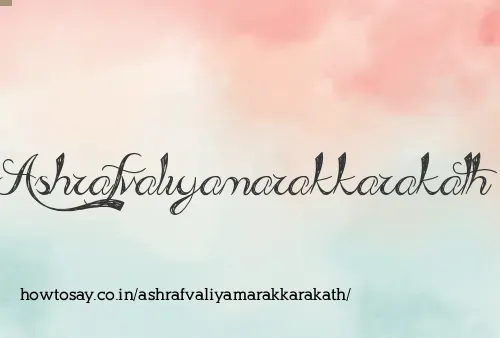 Ashrafvaliyamarakkarakath