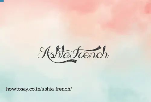 Ashta French