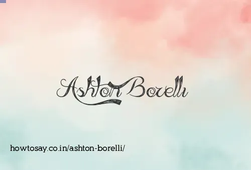 Ashton Borelli
