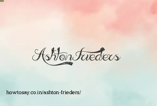 Ashton Frieders