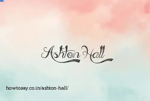 Ashton Hall