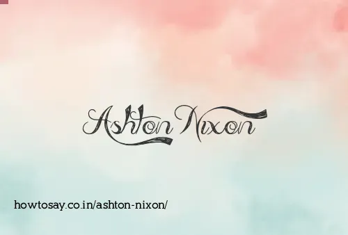 Ashton Nixon