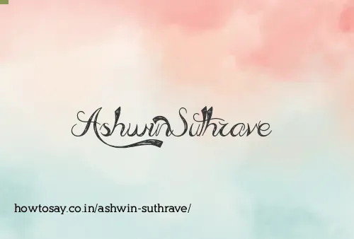 Ashwin Suthrave