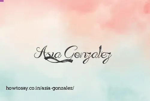 Asia Gonzalez