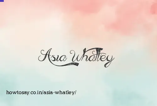 Asia Whatley