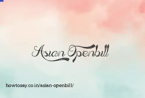 Asian Openbill