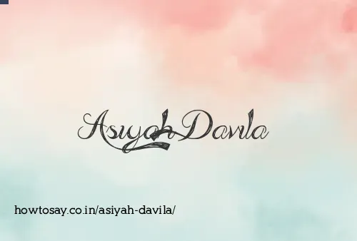 Asiyah Davila