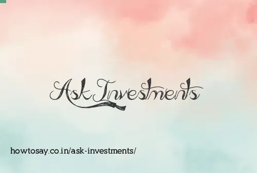 Ask Investments