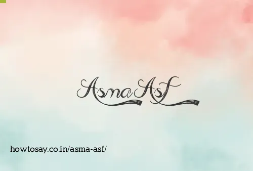 Asma Asf