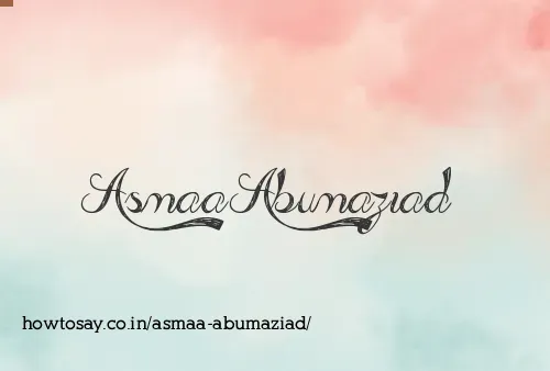 Asmaa Abumaziad