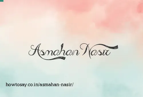 Asmahan Nasir