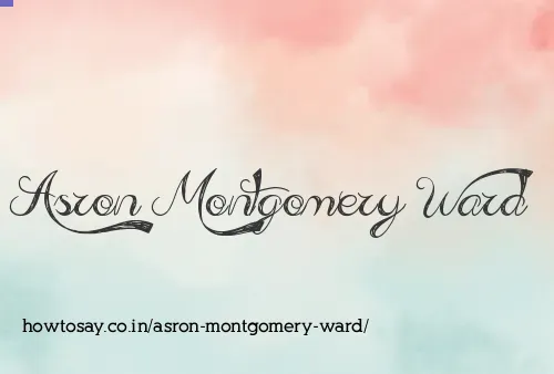 Asron Montgomery Ward