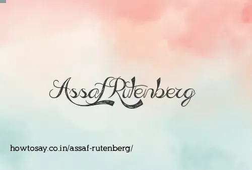Assaf Rutenberg