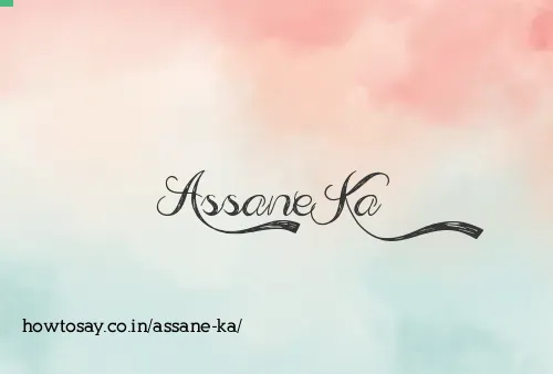 Assane Ka