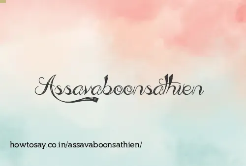 Assavaboonsathien